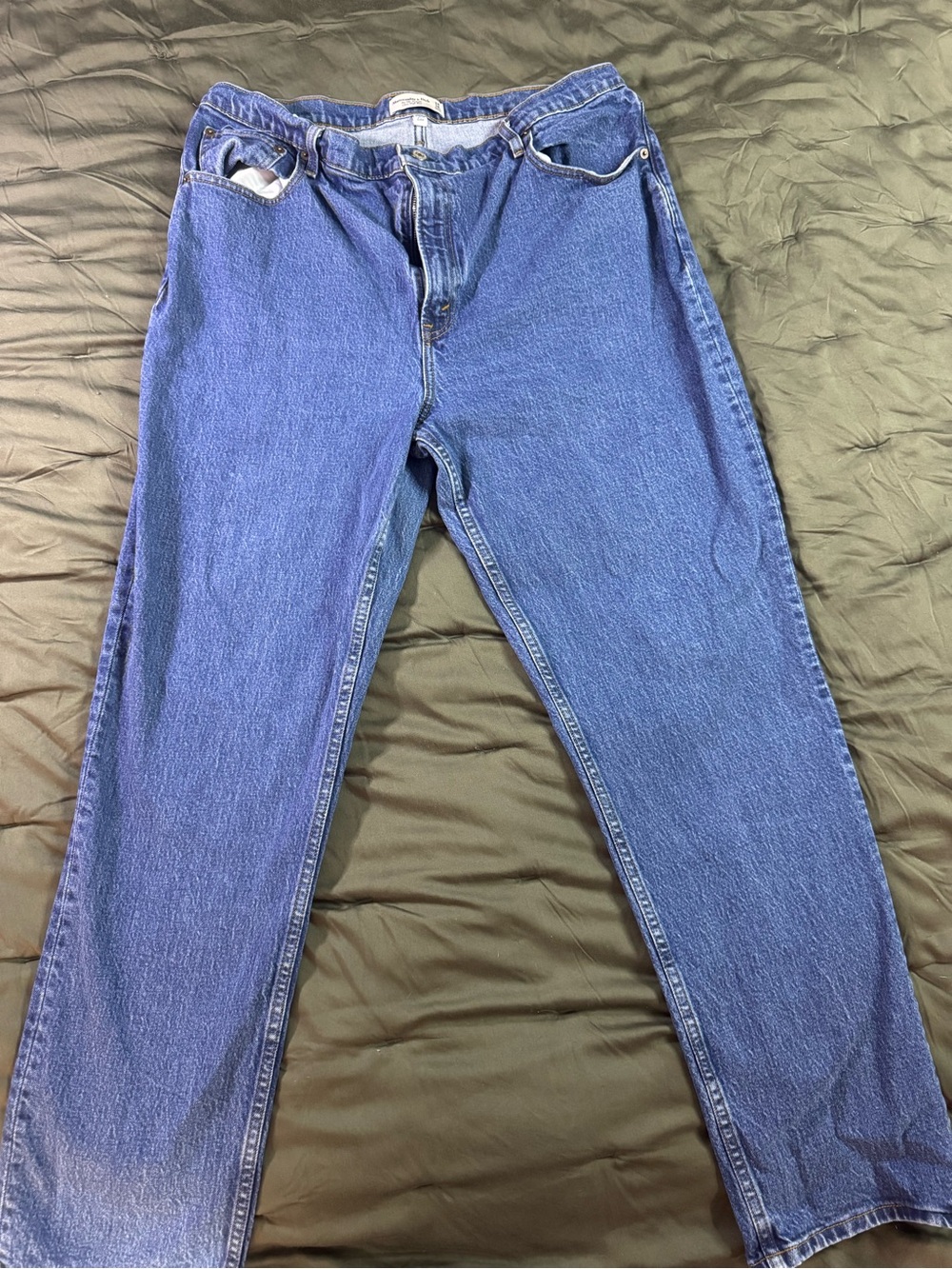 Abercrombie & Fitch Women's High-Rise Classic Blue Denim Jeans